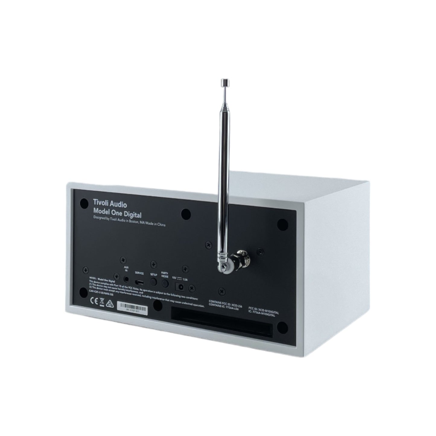 Tivoli Audio Model One Digital+ Heimradio WLAN Bluetooth DAB Spotify weiß/grau