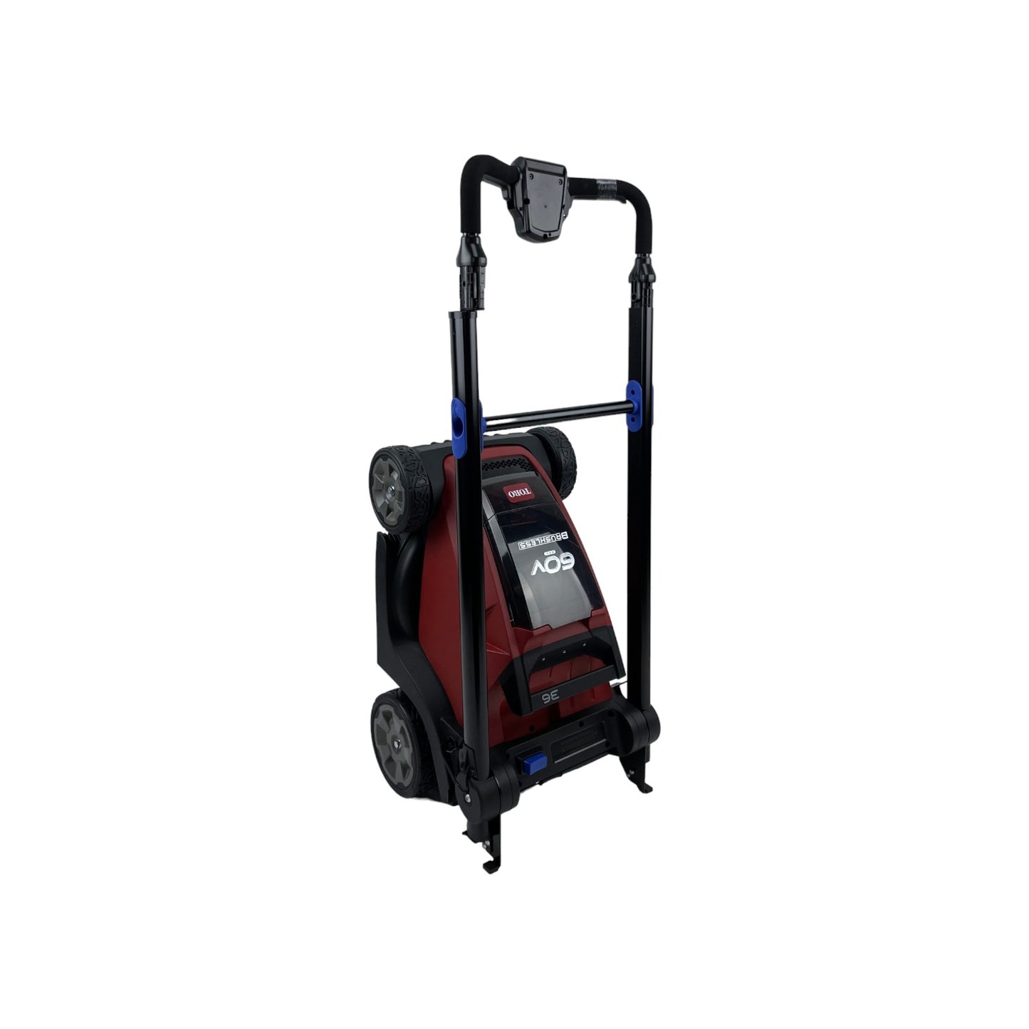 Аккумуляторная газонокосилка TORO, ширина стрижки 36 см, 60 В, 600 Вт, включая зарядное устройство и аккумулятор.
