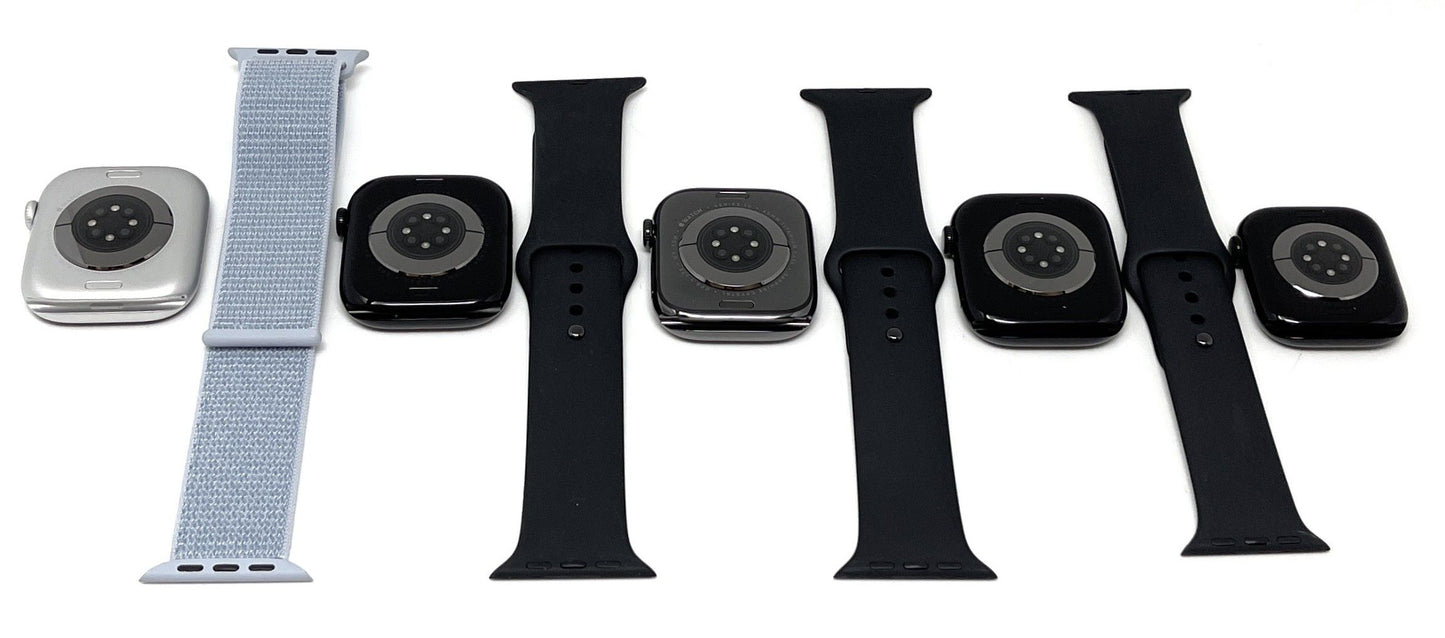 4x Apple Watch Series 10 46mm / 1x 42mm Bundle iCloud-Blocked - DEFEKT - ERSATZTEILE SPENDER