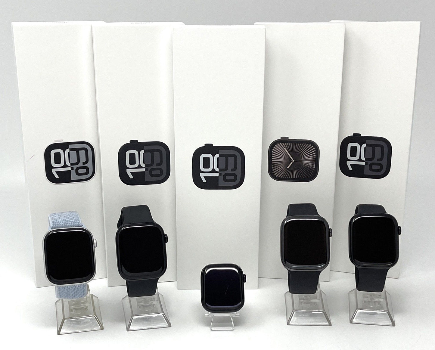 4x Apple Watch Series 10 46mm / 1x 42mm Bundle iCloud-Blocked - DEFEKT - ERSATZTEILE SPENDER