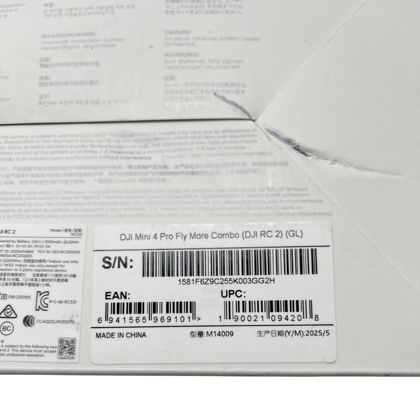 DJI Mini 4 Pro Drohne Kameradrohne Flugdrohne - DEFEKT - ERSATZTEILE SPENDER