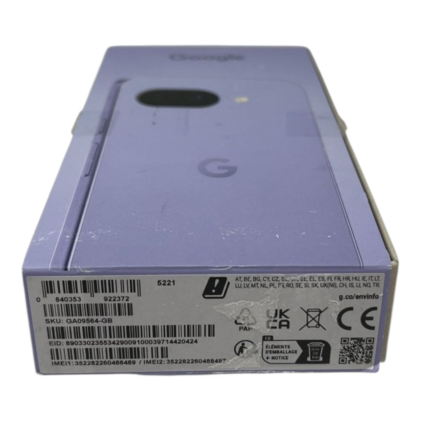 Google Pixel9a 6,3" Smartphone Handy 128GB Lila - DEFEKT - ERSATZTEILE SPENDER