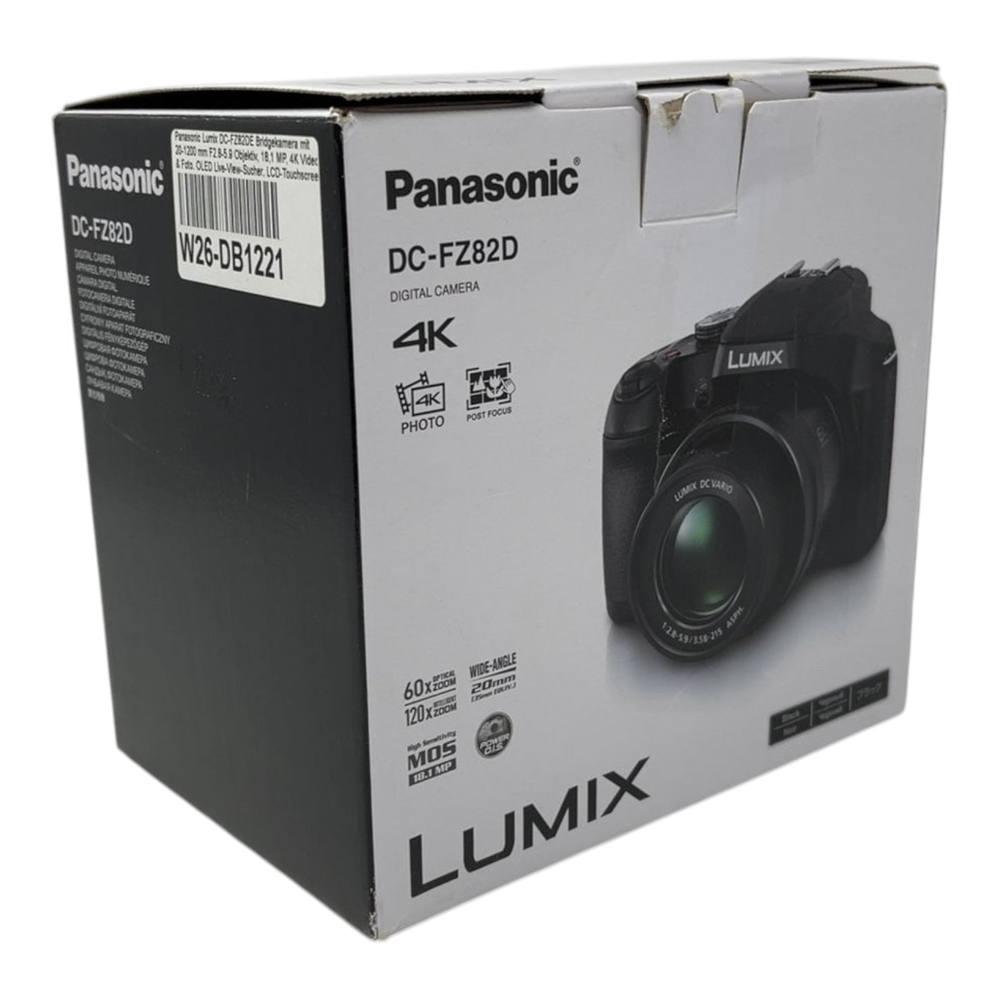 Panasonic Lumix DC-FZ82DE Bridgekamera 18,1MP - DEFEKT - ERSATZTEILE SPENDER
