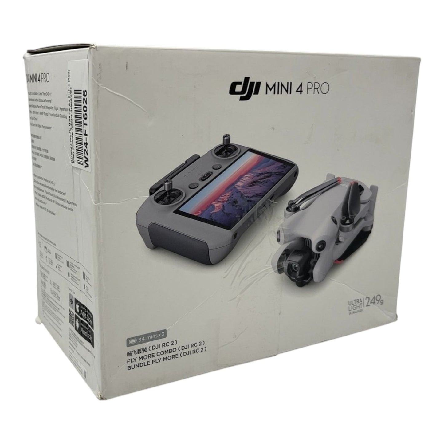 DJI Mini 4 Pro Kameradrohne Flugdrohne - DEFEKT - ERSATZTEILE SPENDER