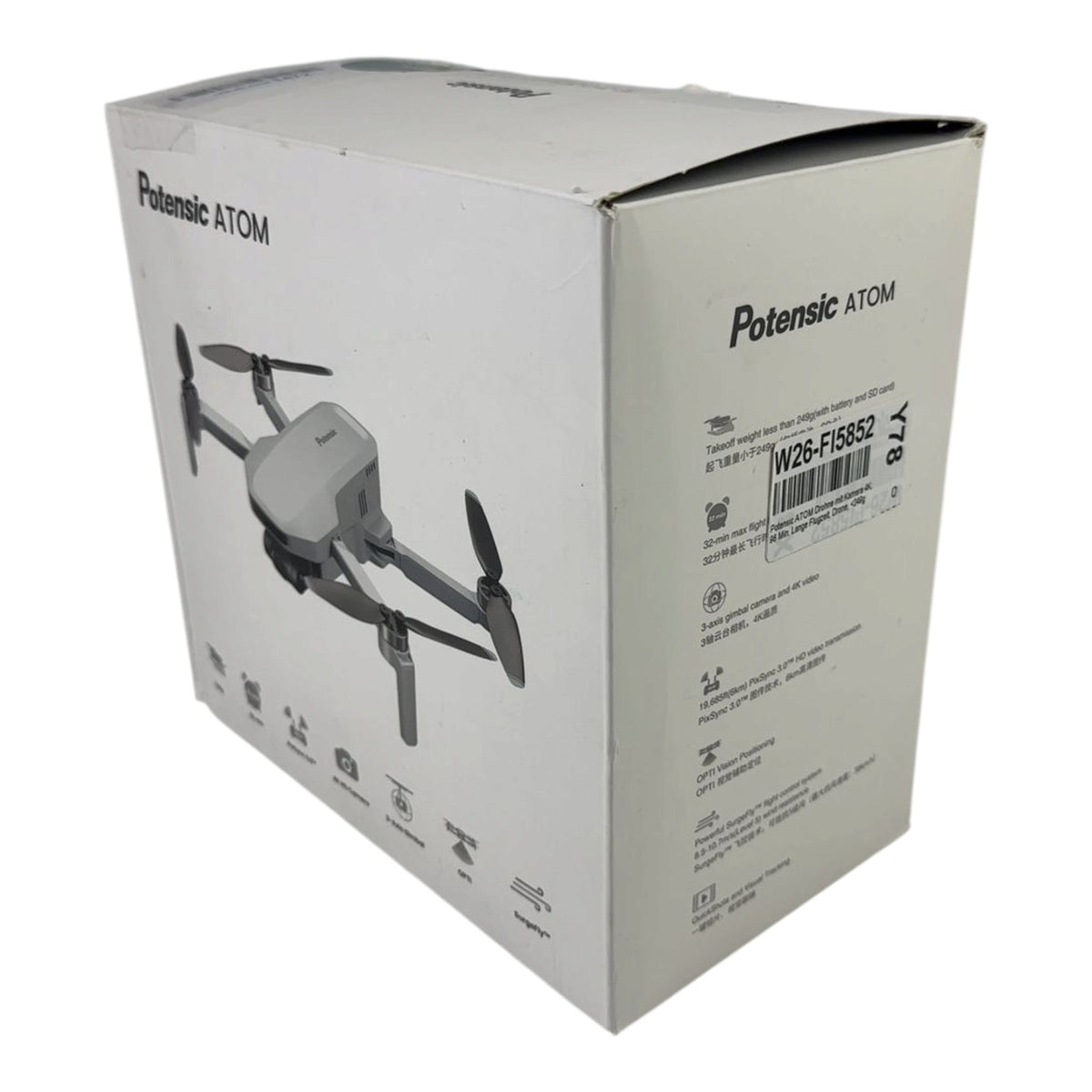 Potensic ATOM Kameradrohne Flugdrohne 4K Drohne - DEFEKT - ERSATZTEILE SPENDER