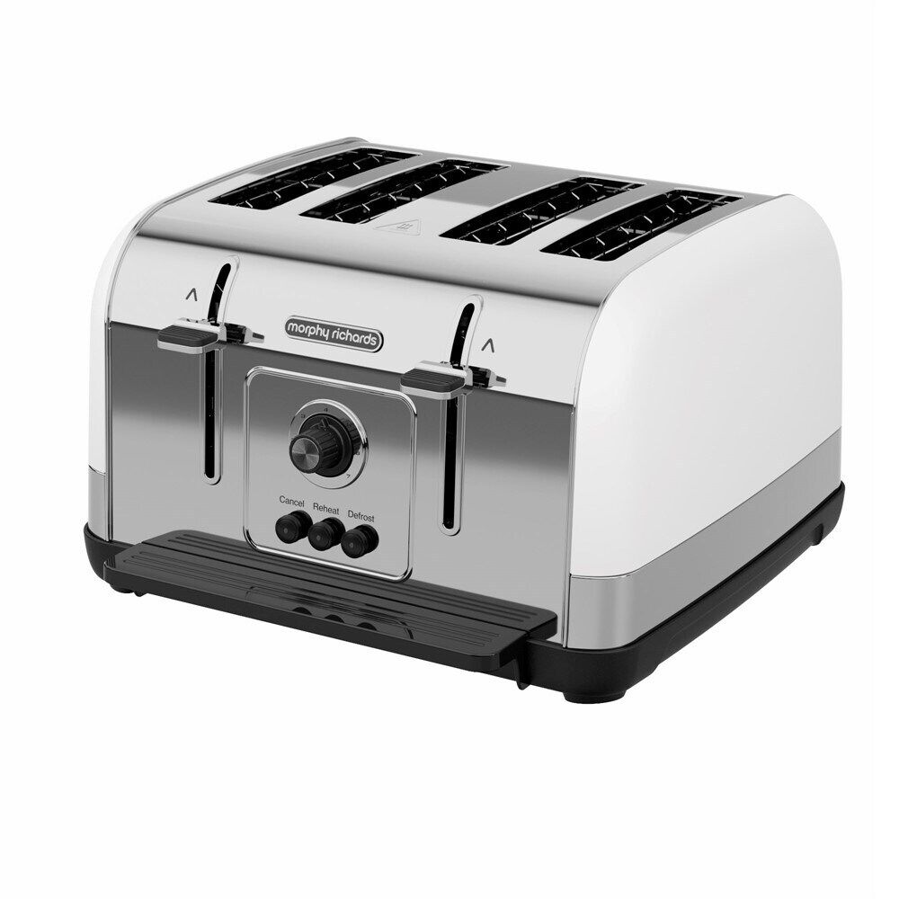 Morphy Richards 240134 Venture 4 Scheiben Toaster Weiß