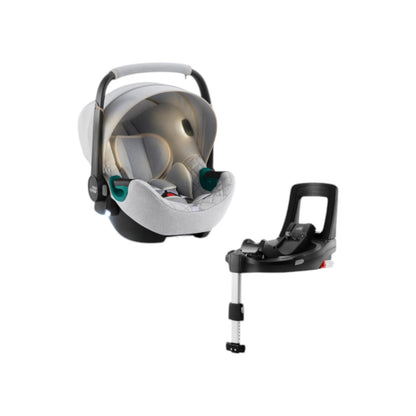 Britax Römer Baby Safe iSense Kindersitz + Flex Base iSense BR Nordic Grey | Neu
