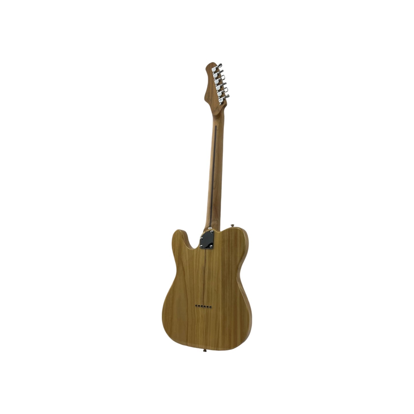 STAGG E-Gitarre Vintage T Paulownia hochglänzend Natur