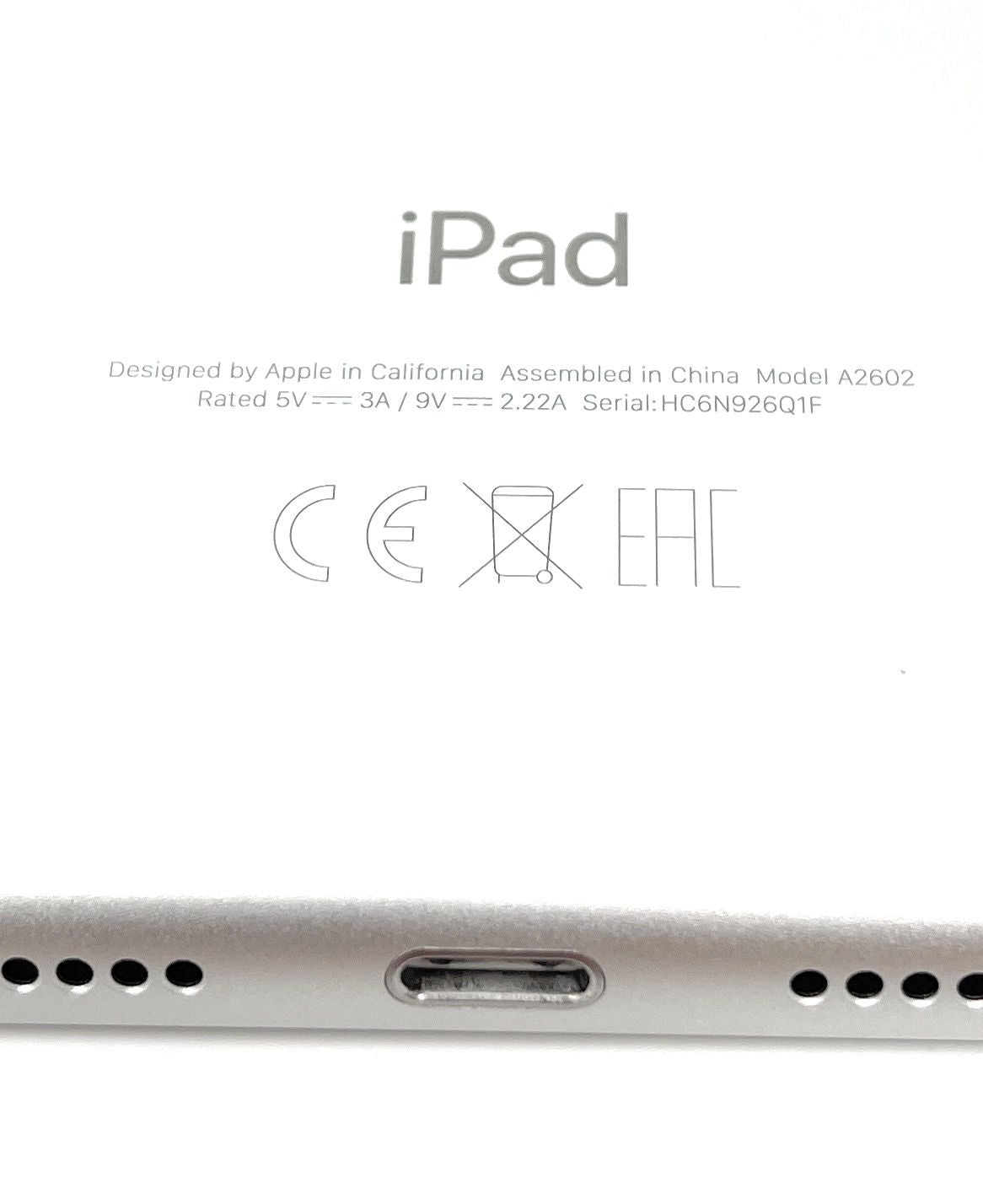 2021 Apple iPad 10,2" Wi-Fi 64GB 9.Gen iCloud-Blocked - DEFEKT - ERSATZTEILE SPENDER