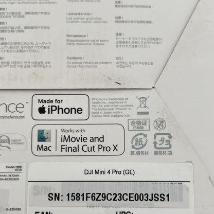 DJI Mini 4 pro Drohne Kameradrohne Flugdrohne - DEFEKT - ERSATZTEILE  SPENDER
