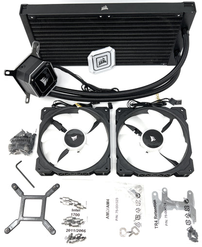 3x Corsair iCUE H115i / 1x H100i Flüssigkeitskühler Bundle - DEFEKT - ERSATZTEILE  SPENDER