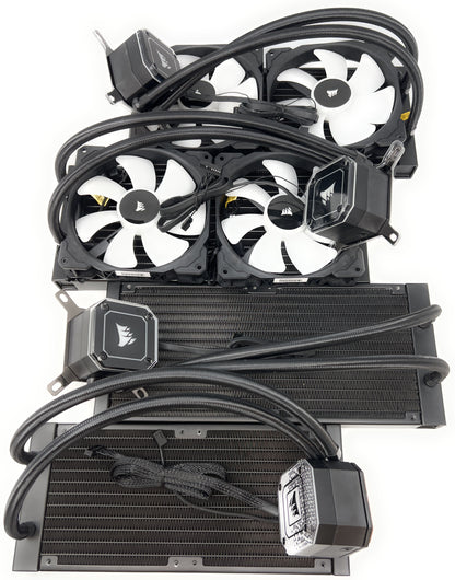 3x Corsair iCUE H115i / 1x H100i Flüssigkeitskühler Bundle - DEFEKT - ERSATZTEILE  SPENDER