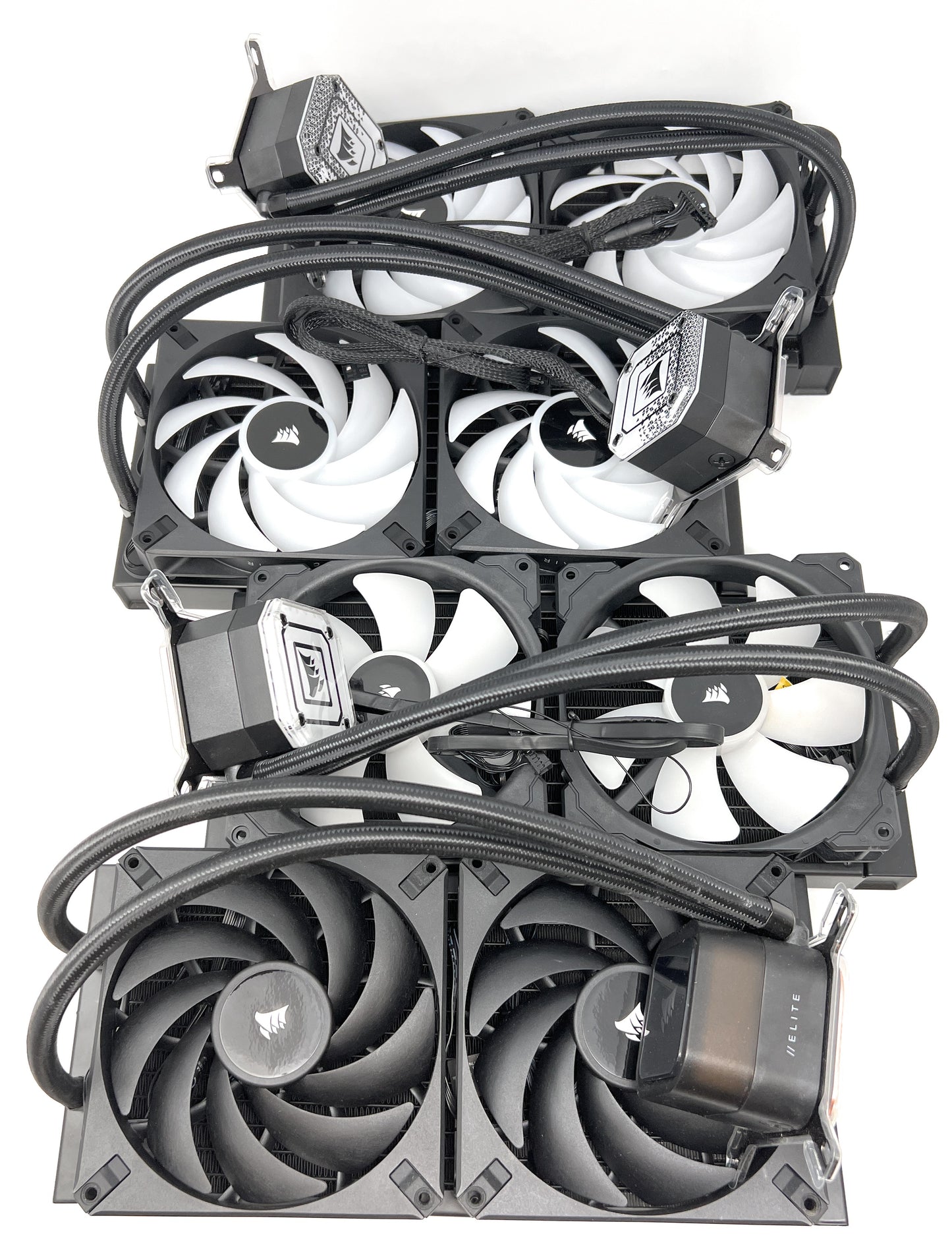 4x Corsair iCUE H115i Elite CPU Wasserkühler Bundle - DEFEKT - ERSATZTEILE  SPENDER