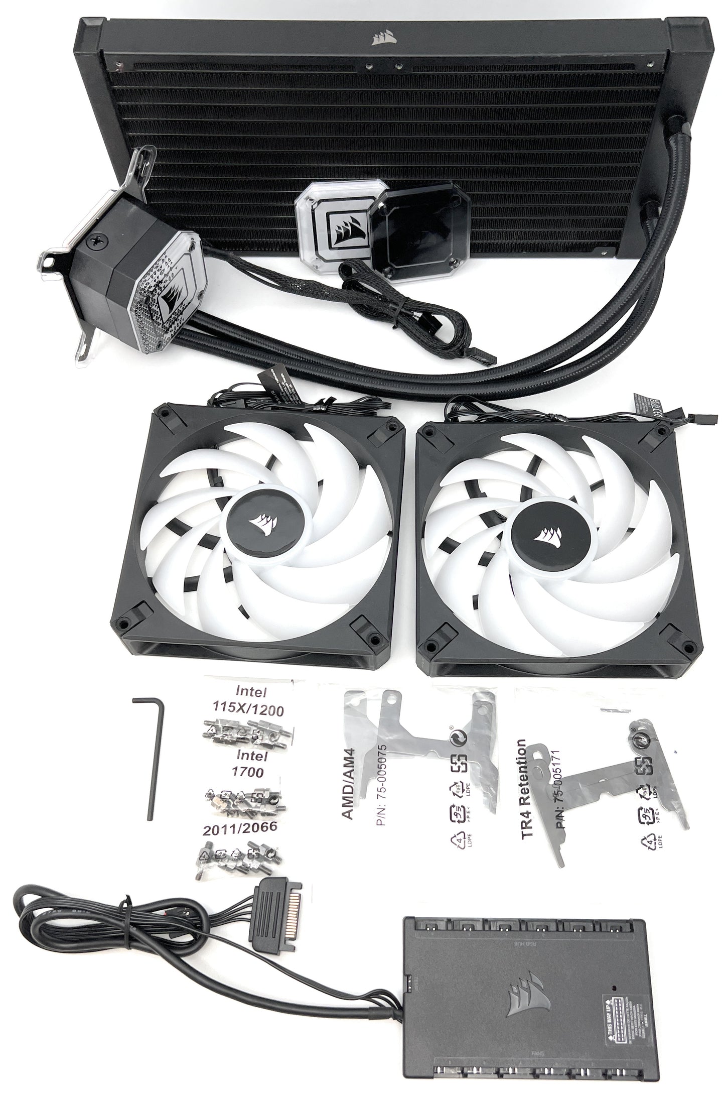 4x Corsair iCUE H115i Elite CPU Wasserkühler Bundle - DEFEKT - ERSATZTEILE  SPENDER