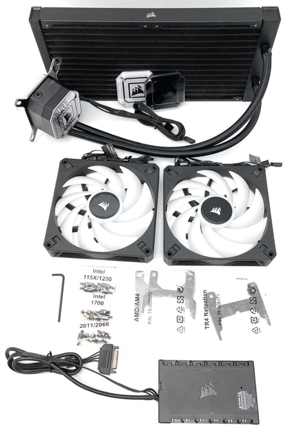 4x Corsair iCUE H115i Elite CPU Wasserkühler Bundle - DEFEKT - ERSATZTEILE  SPENDER