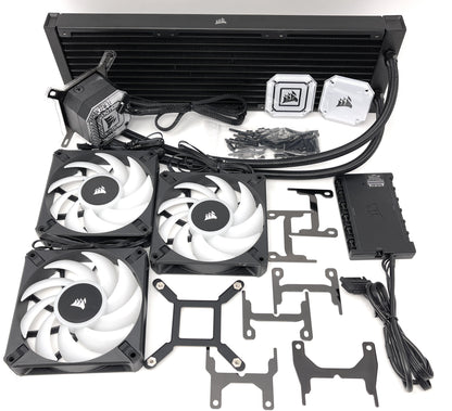 4x Corsair iCUE H150i ELITE CPU RGB Lüfter Bundle - DEFEKT - ERSATZTEILE  SPENDER
