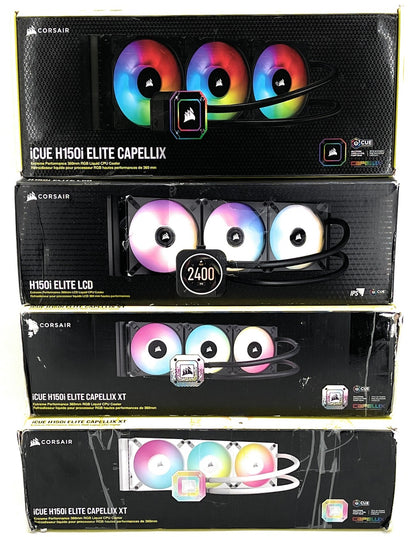 4x Corsair iCUE H150i ELITE CPU RGB Lüfter Bundle - DEFEKT - ERSATZTEILE  SPENDER