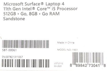 Microsoft Surface Laptop 4 13,5" i5 8GB RAM 512GB SSD - DEFEKT - ERSATZTEILE  SPENDER