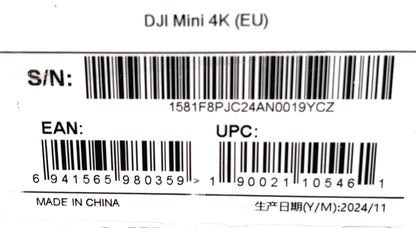 DJI Mini 4K UHD Kameradrohne Flugdrohne - DEFEKT - ERSATZTEILE  SPENDER