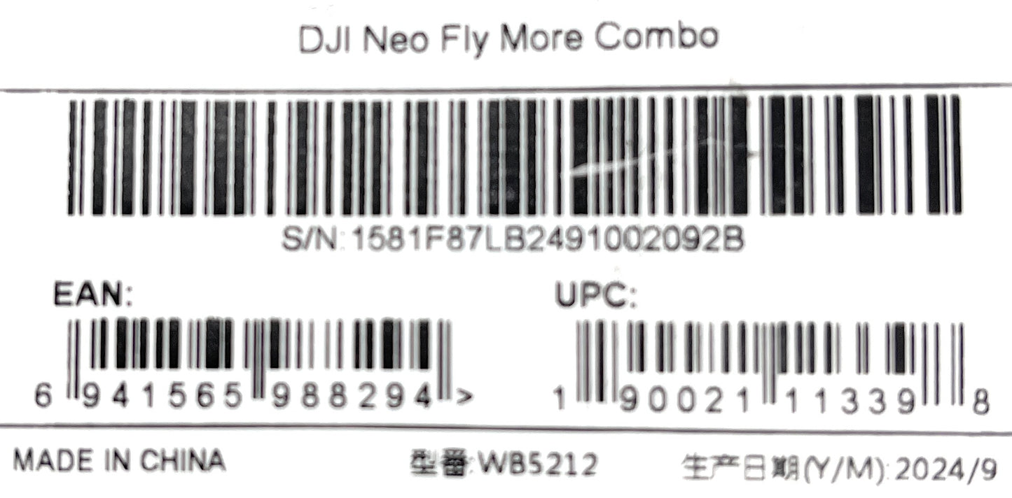 DJI Neo Mini Drohne Kameradrohne Flugdrohne 4K - DEFEKT - ERSATZTEILE  SPENDER