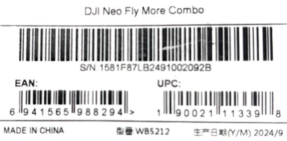 DJI Neo Mini Drohne Kameradrohne Flugdrohne 4K - DEFEKT - ERSATZTEILE  SPENDER
