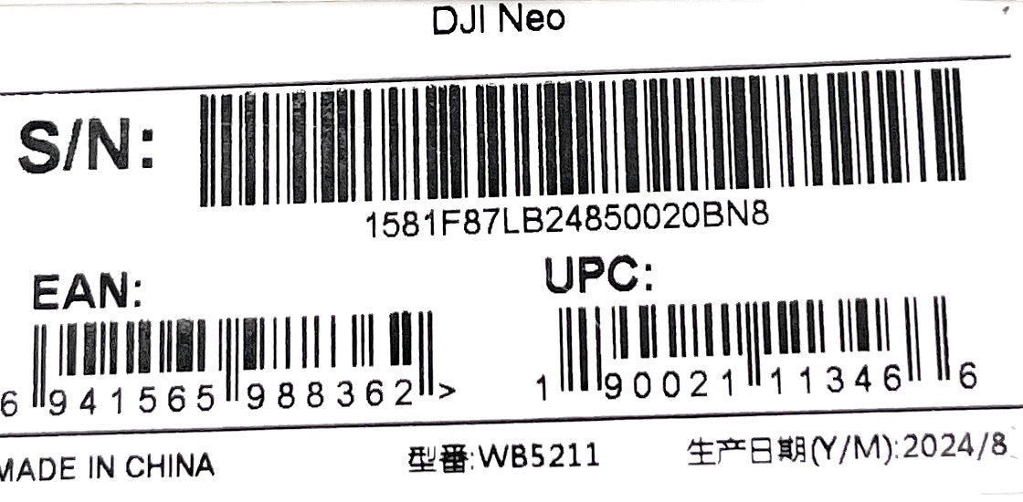 DJI Neo Mini Drohne Kameradrohne Flugdrohne 4K - DEFEKT - ERSATZTEILE  SPENDER