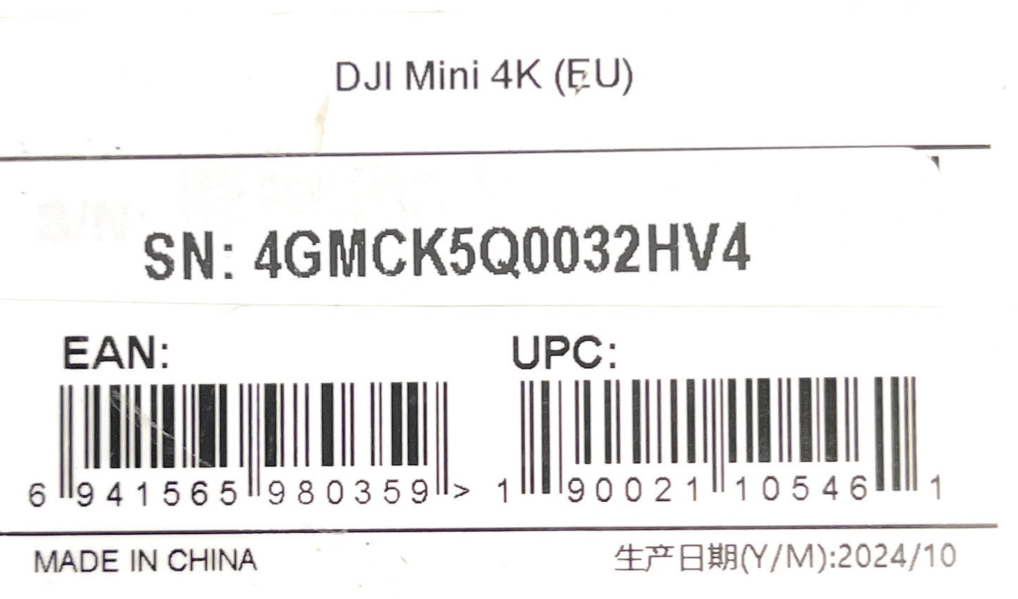 DJI Mini 4K UHD Kameradrohne Flugdrohne - DEFEKT - ERSATZTEILE  SPENDER
