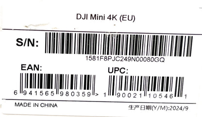 DJI Mini 4K UHD Kameradrohne Flugdrohne - DEFEKT - ERSATZTEILE  SPENDER