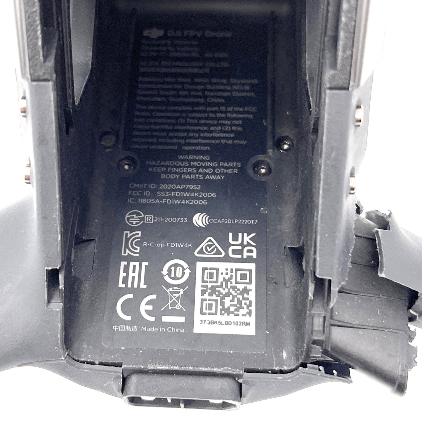 DJI FPV Combo Drohne Kameradrohne Flugdrohne 4K - DEFEKT - ERSATZTEILE  SPENDER