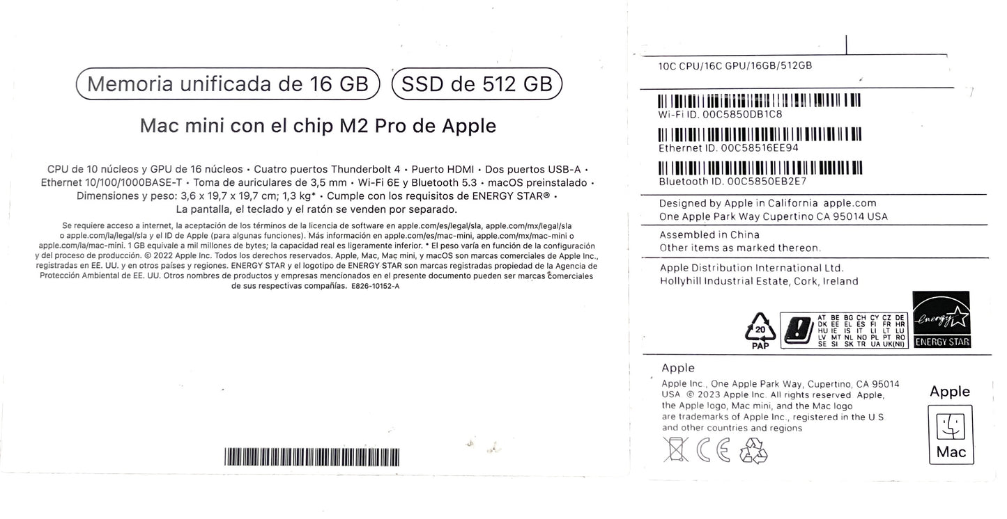 Apple Mac Mini Desktopcomputer - DEFEKT - ERSATZTEILE  SPENDER