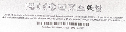Apple iMac 27" Computer PC i5 8GB RAM 1TB HDD - DEFEKT - ERSATZTEILE  SPENDER