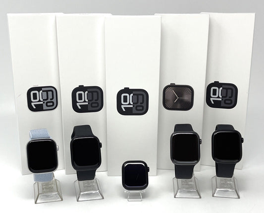 4x Apple Watch Series 10 46mm / 1x 42mm Bundle iCloud-Blocked - DEFEKT - ERSATZTEILE SPENDER