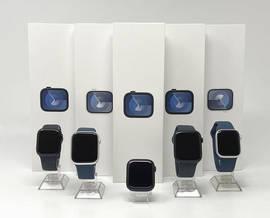 3x Apple Watch Series 9 45mm / 2x 41mm Bundle iCloud-Blocked - DEFEKT - ERSATZTEILE SPENDER