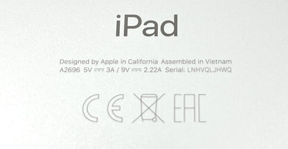 Apple iPad 10,9" Tablet Wi-Fi 64GB 10.Gen iCloud-Blocked - DEFEKT - ERSATZTEILE SPENDER