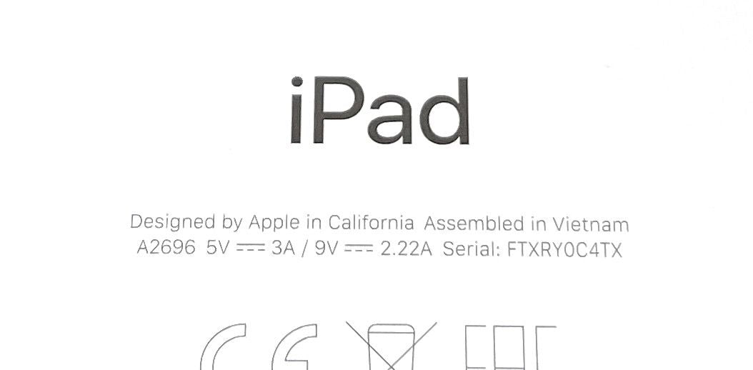 Apple iPad 10,9" Tablet Wi-Fi 64GB 10.Gen iCloud-Blocked - DEFEKT - ERSATZTEILE SPENDER