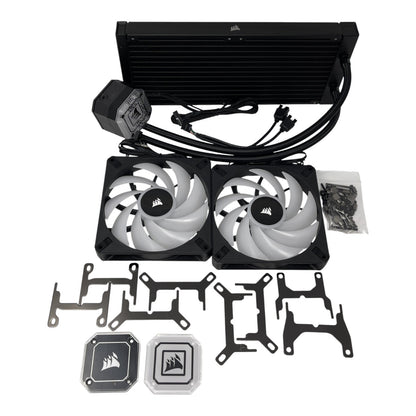 4x Corsair iCUE H115i Flüssigkeitskühler Mix Bundle CPU Lüfter - DEFEKT - ERSATZTEILE SPENDER