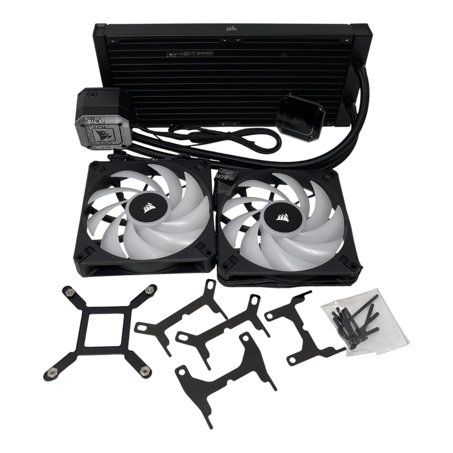 4x Corsair iCUE H115i Flüssigkeitskühler Mix Bundle CPU Lüfter - DEFEKT - ERSATZTEILE SPENDER