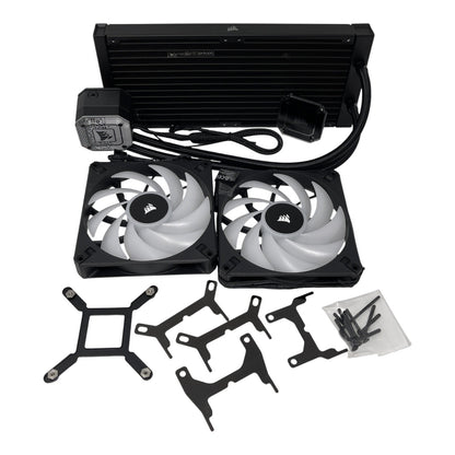 4x Corsair iCUE H115i Flüssigkeitskühler Mix Bundle CPU Lüfter - DEFEKT - ERSATZTEILE SPENDER