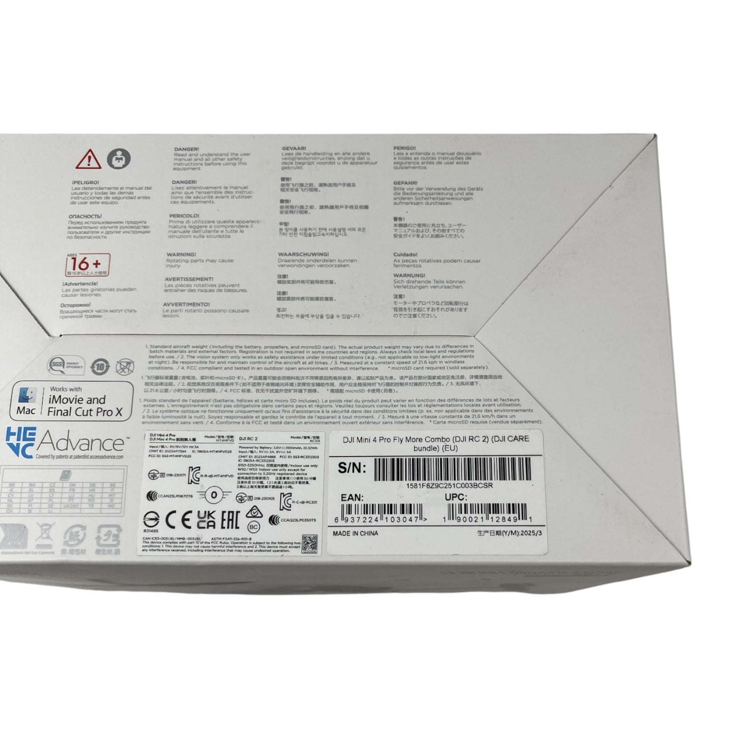 DJI Mini 4 Pro Drohne Kameradrohne Flugdrohne - DEFEKT - ERSATZTEILE  SPENDER