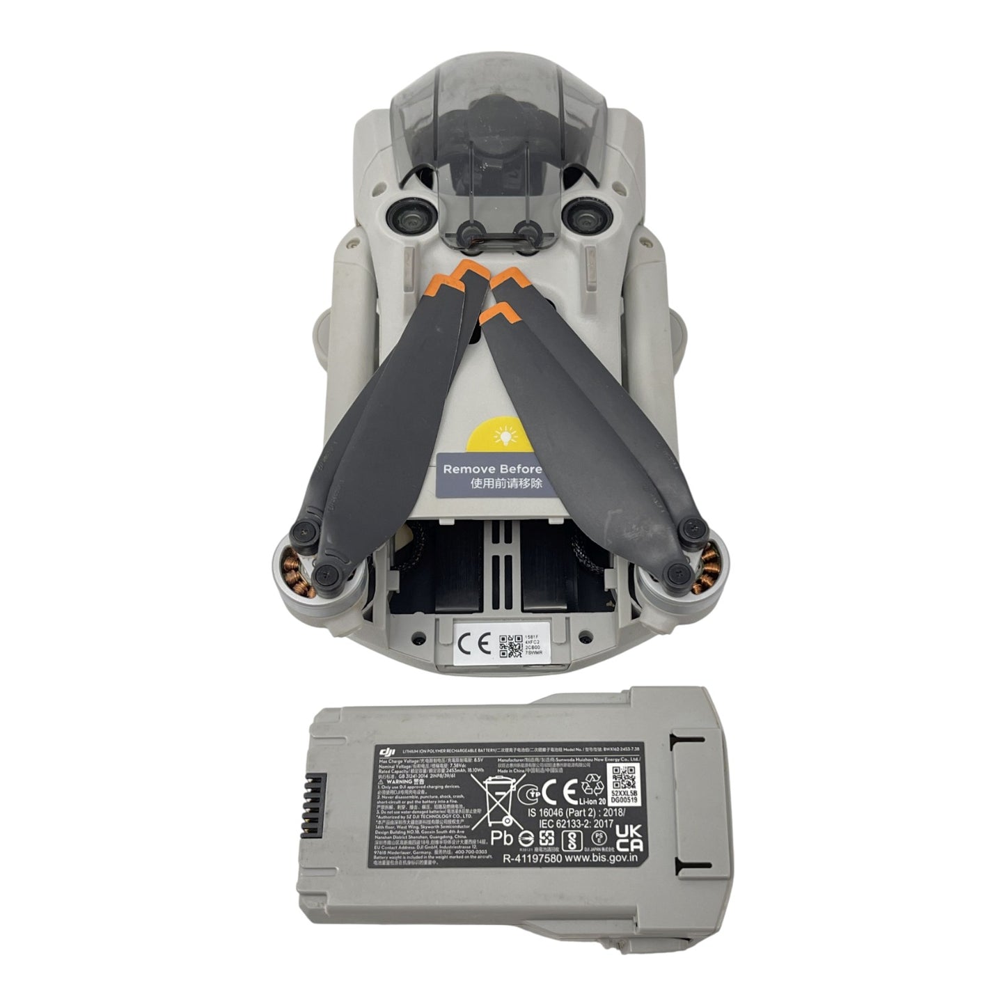 DJI Mini 3 Pro Quadrocopter Flugdrohne 4K/60fps Kamera - DEFEKT - ERSATZTEILE  SPENDER