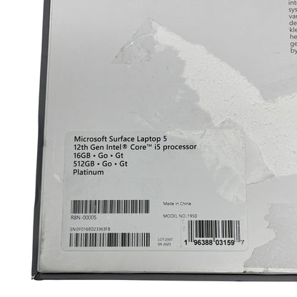 Microsoft Surface Laptop 5 13,5" i5 16GB RAM 512GB SSD - DEFEKT - ERSATZTEILE  SPENDER
