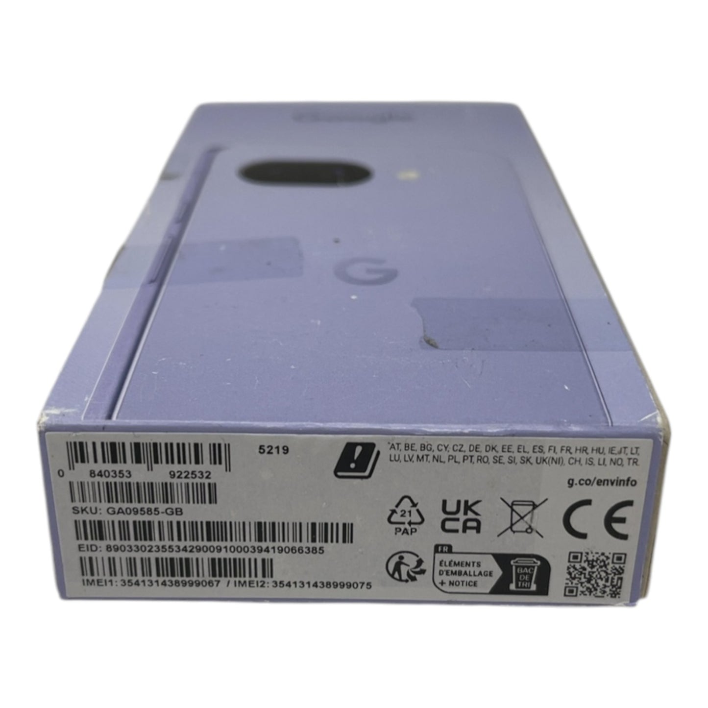 2025 Google Pixel 9a Smartphone 256GB Handy Lila Google-Sperre - DEFEKT - ERSATZTEILE  SPENDER