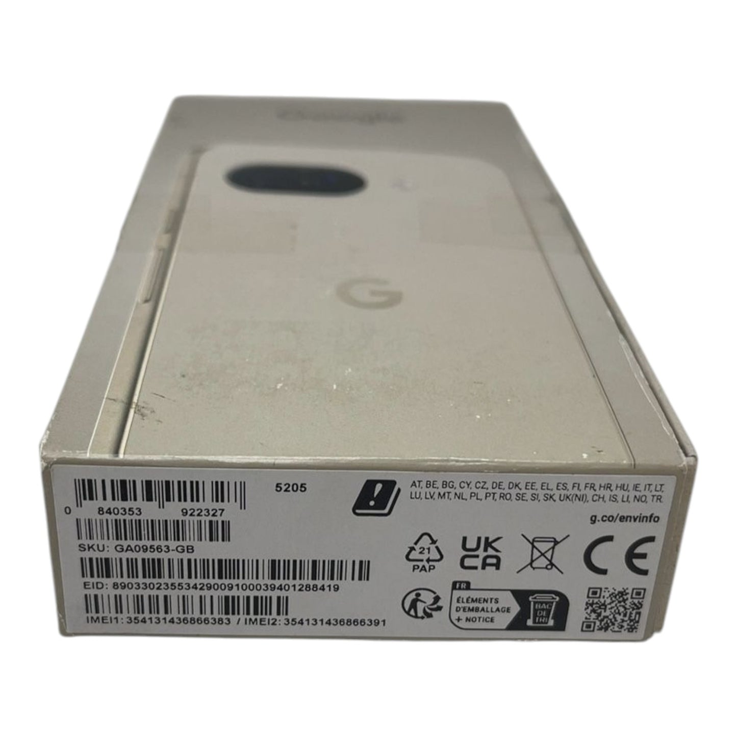 Google Pixel9a 6,3" Smartphone Handy 128GB Weiß - DEFEKT - ERSATZTEILE  SPENDER