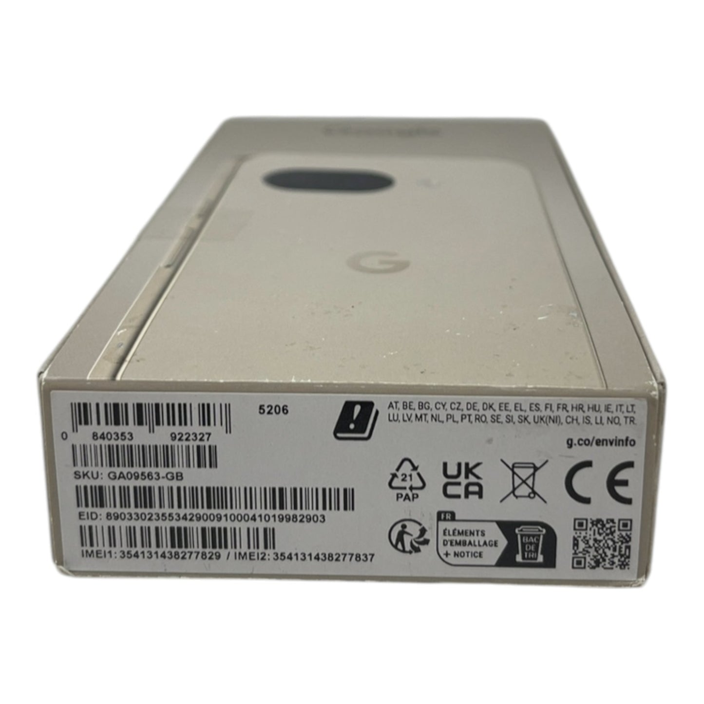 Google Pixel 9a 6,3" Smartphone 128GB Handy Weiß - DEFEKT - ERSATZTEILE  SPENDER