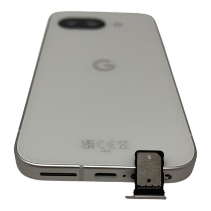 Google Pixel9a 6,3" Smartphone Handy 256GB Weiß Google-Sperre - DEFEKT - ERSATZTEILE  SPENDER