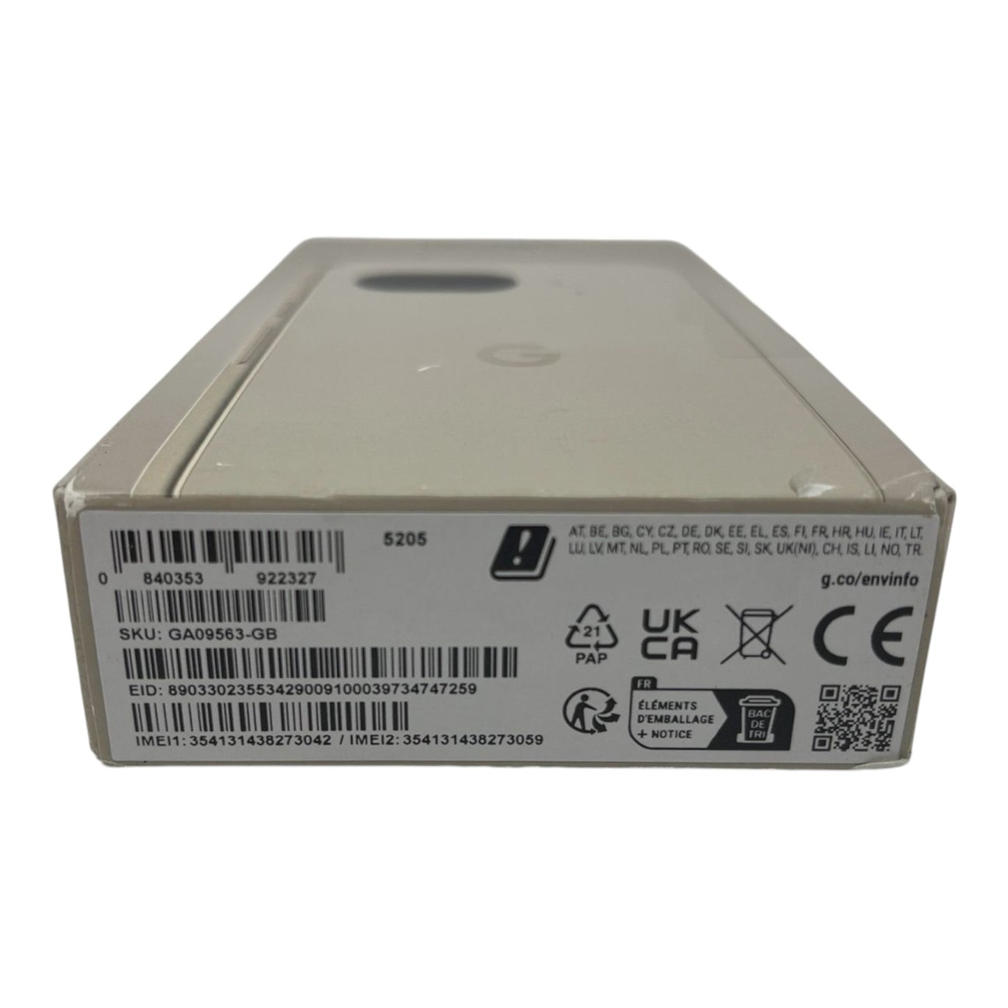 Google Pixel9a 6,3" Smartphone Handy 256GB Weiß Google-Sperre - DEFEKT - ERSATZTEILE  SPENDER