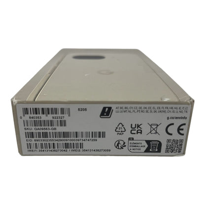Google Pixel9a 6,3" Smartphone Handy 256GB Weiß Google-Sperre - DEFEKT - ERSATZTEILE  SPENDER