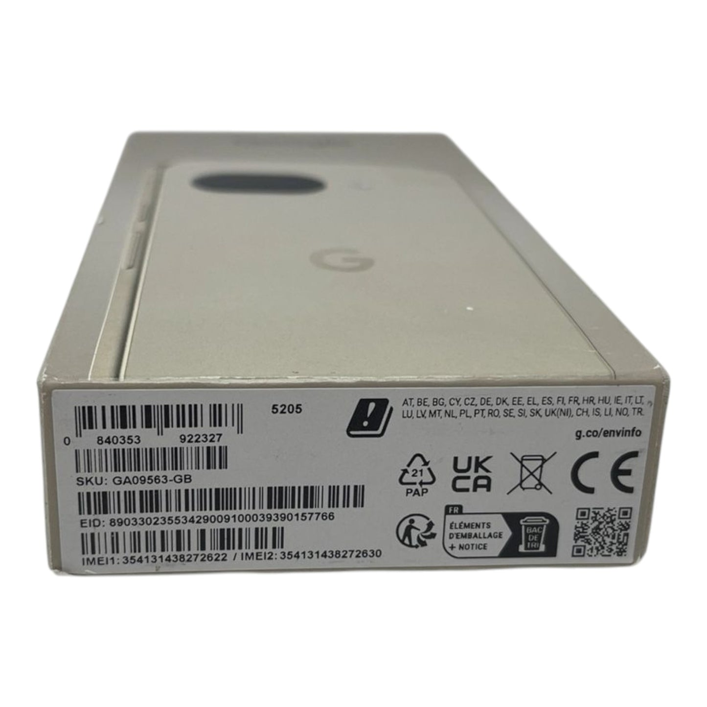 Google Pixel 9a Smartphone 6,3" Handy 128GB Weiß Google-Sperre - DEFEKT - ERSATZTEILE  SPENDER