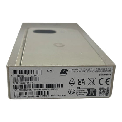 Google Pixel 9a Smartphone 6,3" Handy 128GB Weiß Google-Sperre - DEFEKT - ERSATZTEILE  SPENDER