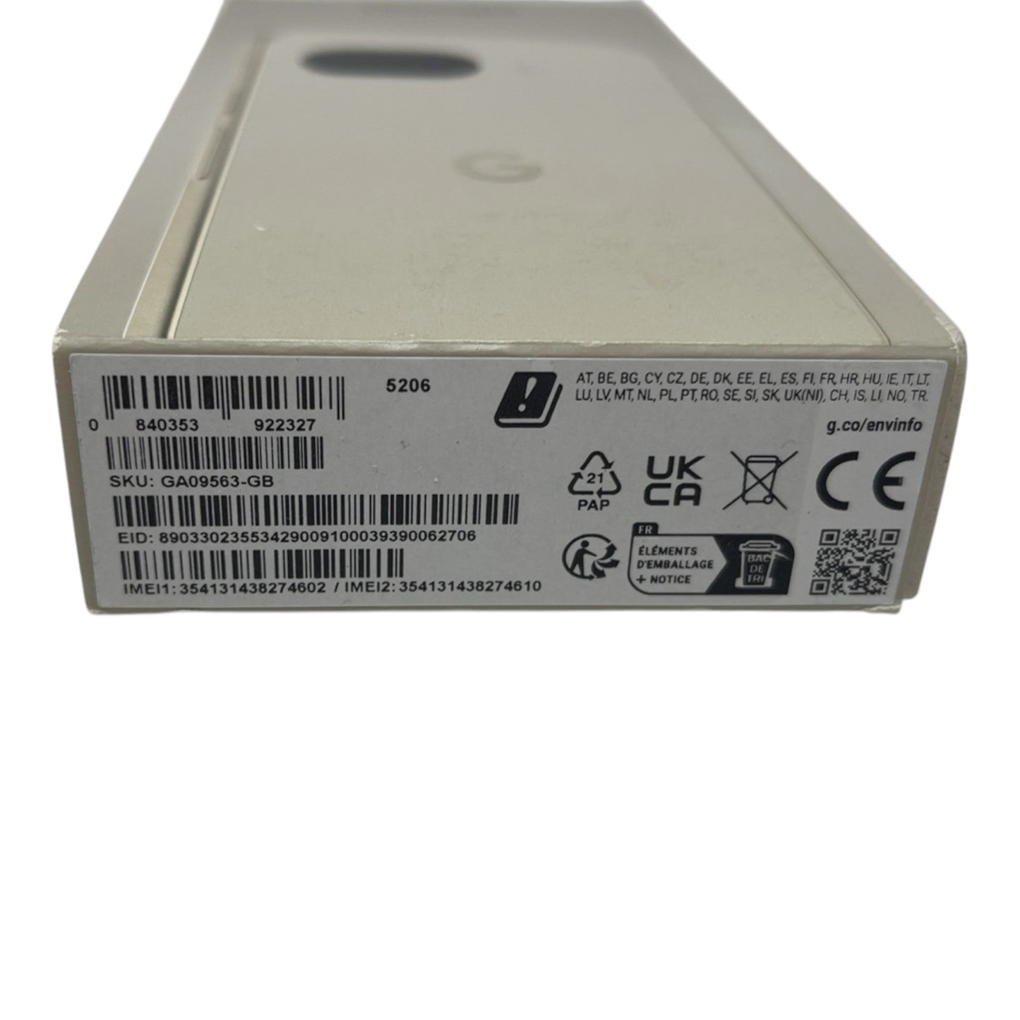 Google Pixel 9a Smartphone 6,3" Handy 128GB Weiß - DEFEKT - ERSATZTEILE  SPENDER